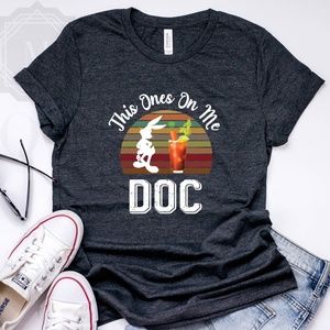 Bugs Bunny Funny Drinking themed T-shirt for Women